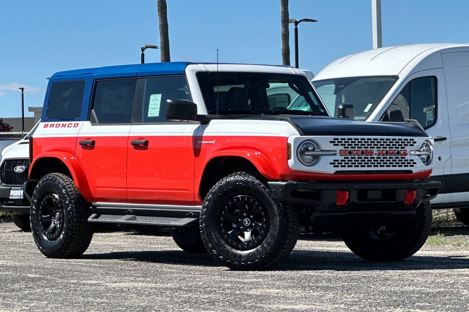 2026 Ford Bronco Stroppe Edition in Oxford White — front three-quarter view