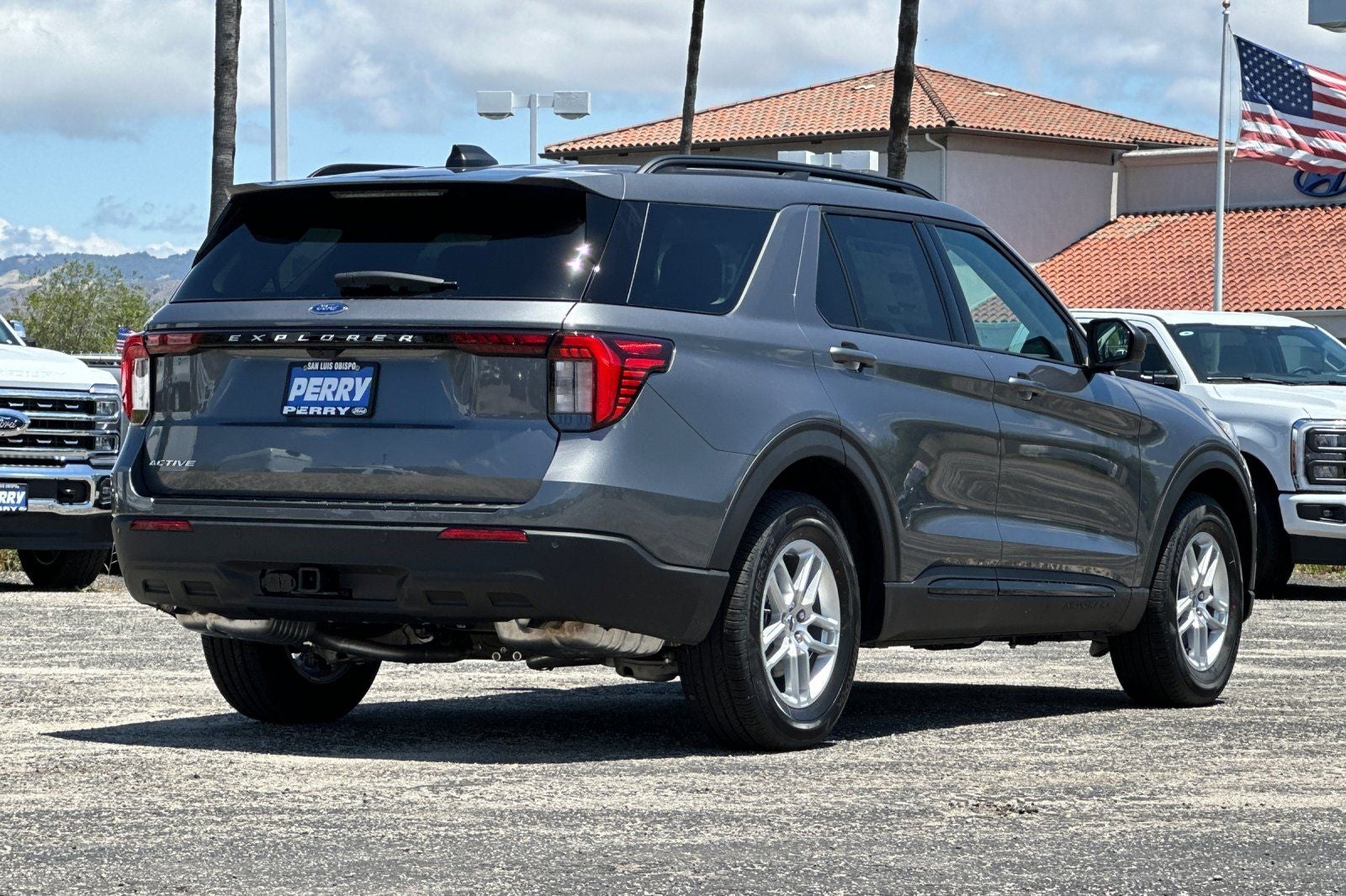 2026 Ford Explorer — rear three-quarter view