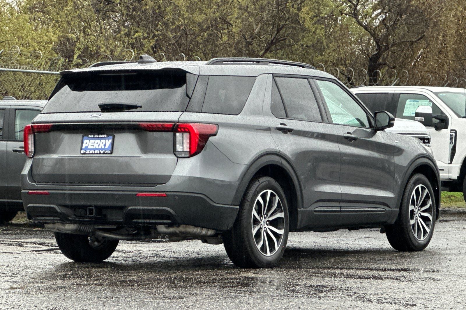 2026 Ford Explorer — rear three-quarter view