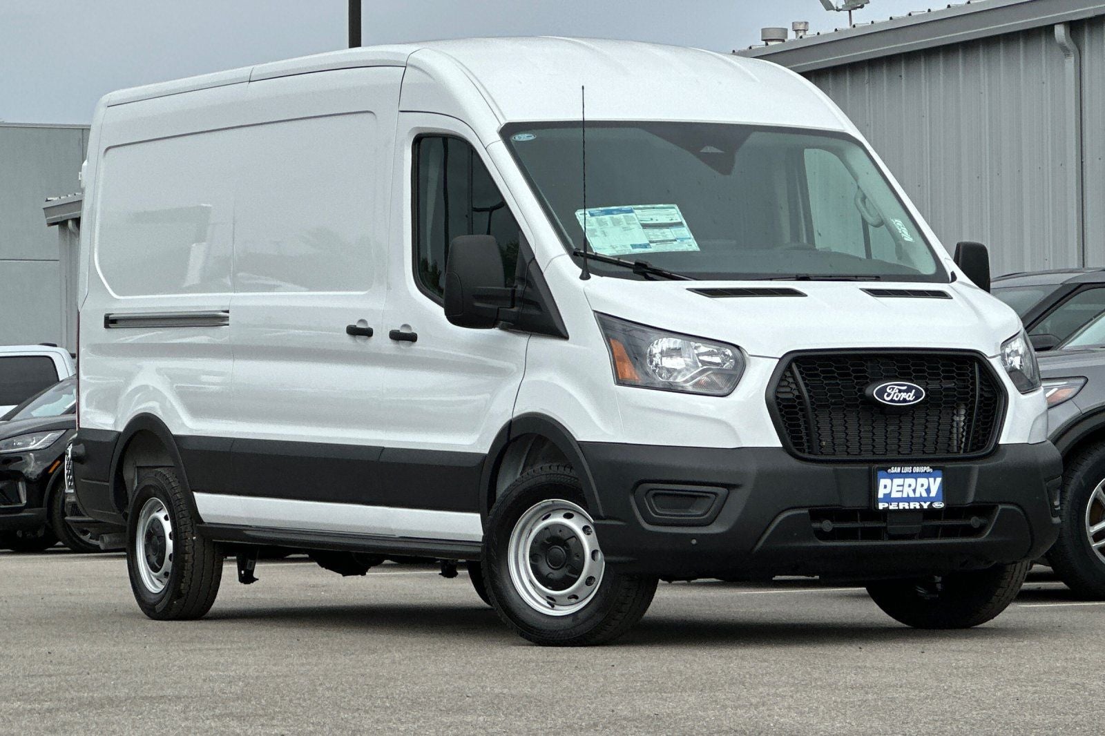2026 Ford Transit-250 Base in Oxford White — front three-quarter view