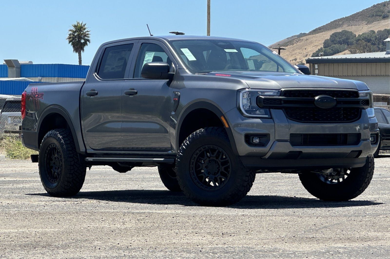 2026 Ford Ranger XL in Gray Metallic — front three-quarter view