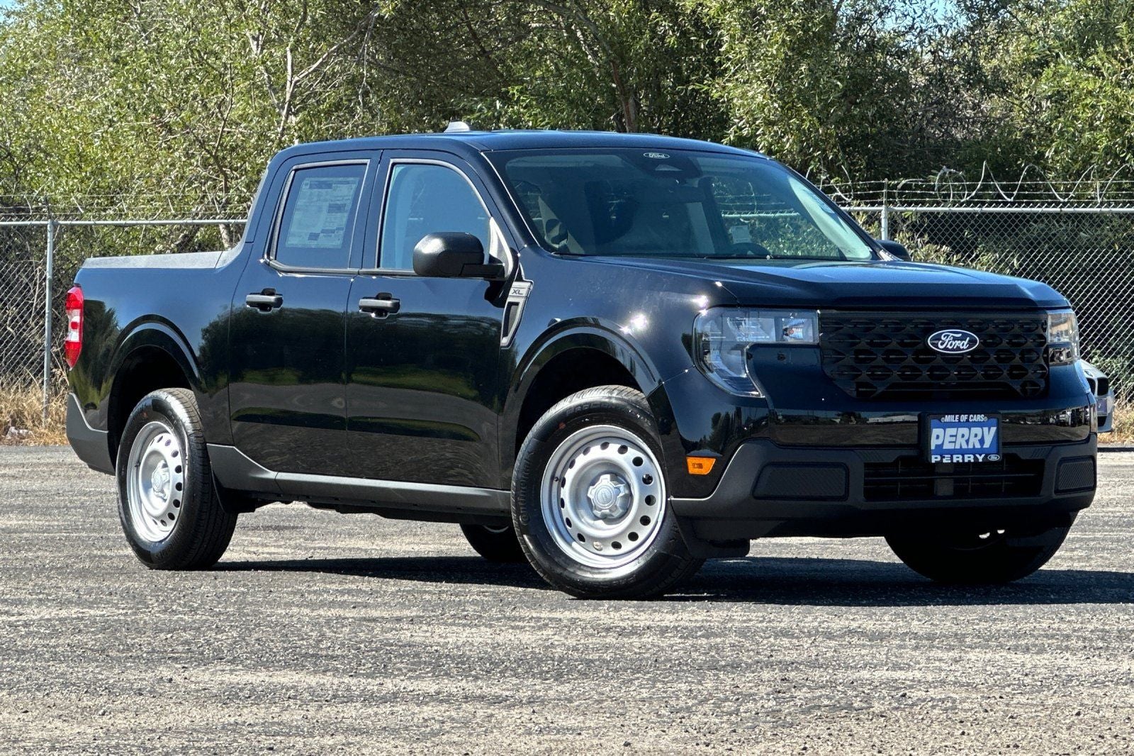 2026 Ford Maverick XL in Shadow Black — front three-quarter view