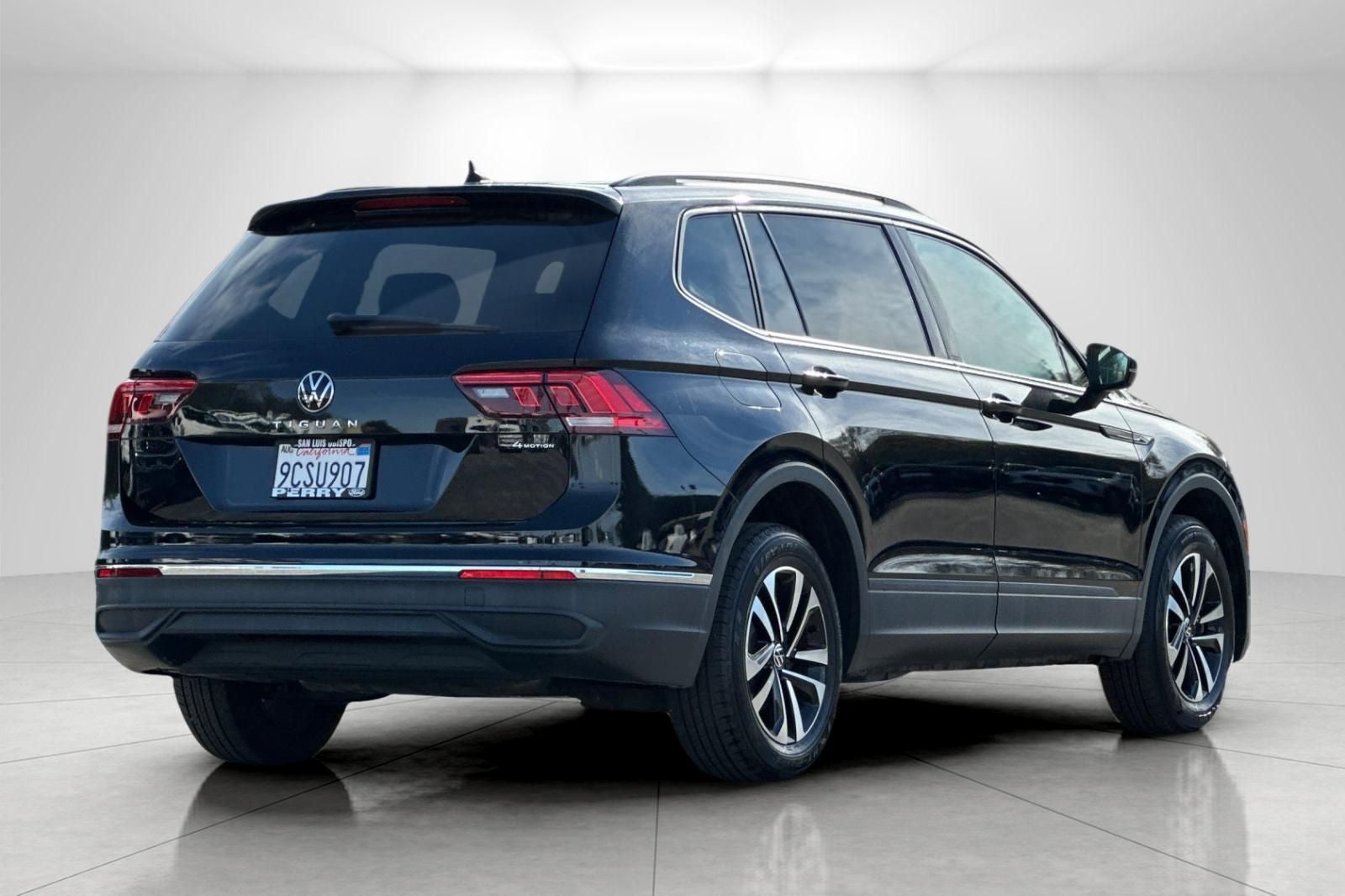 2022 Volkswagen Tiguan — rear three-quarter view